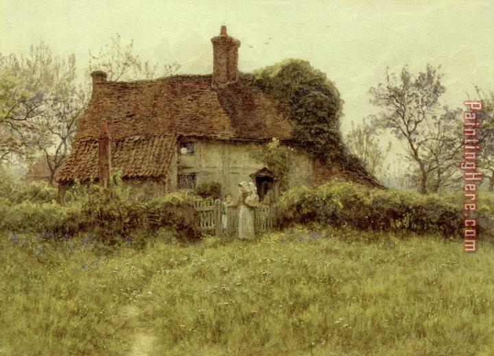 Helen Allingham A Cottage at Pinner Middlesex